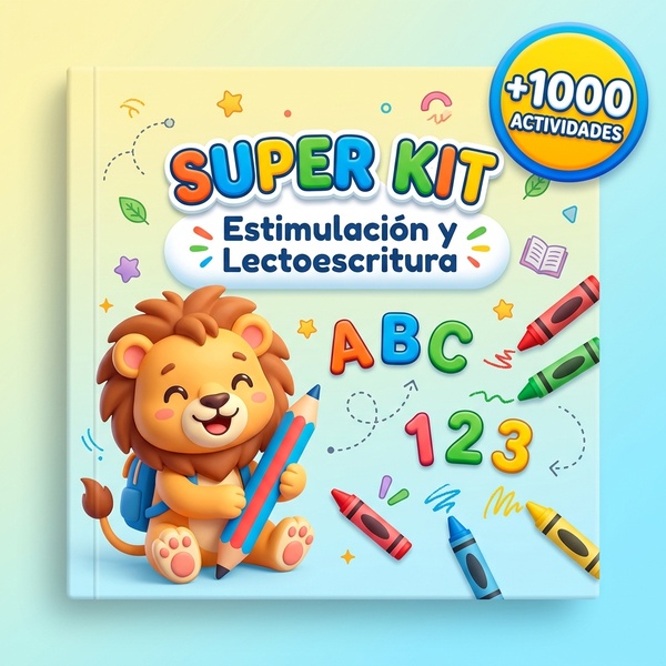 Portada del Super Kit de Estimulación y Lectoescritura